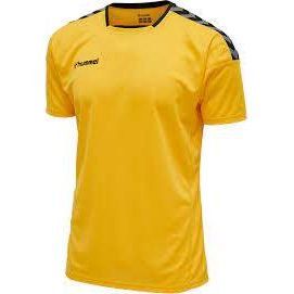 Hummel Maillot Authentic Poly - Jaune/Noir Enfant