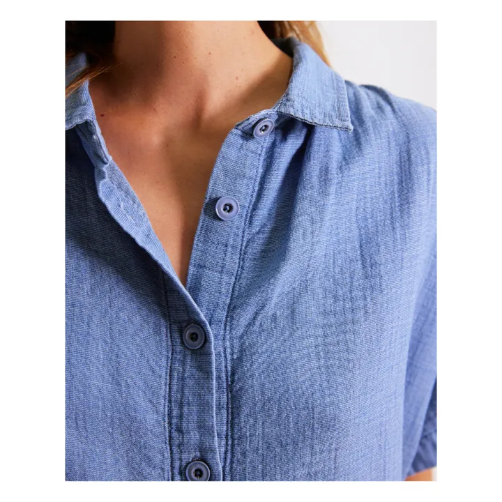 Sacrécoeur Robe Otis Gaze de Coton | Bleu