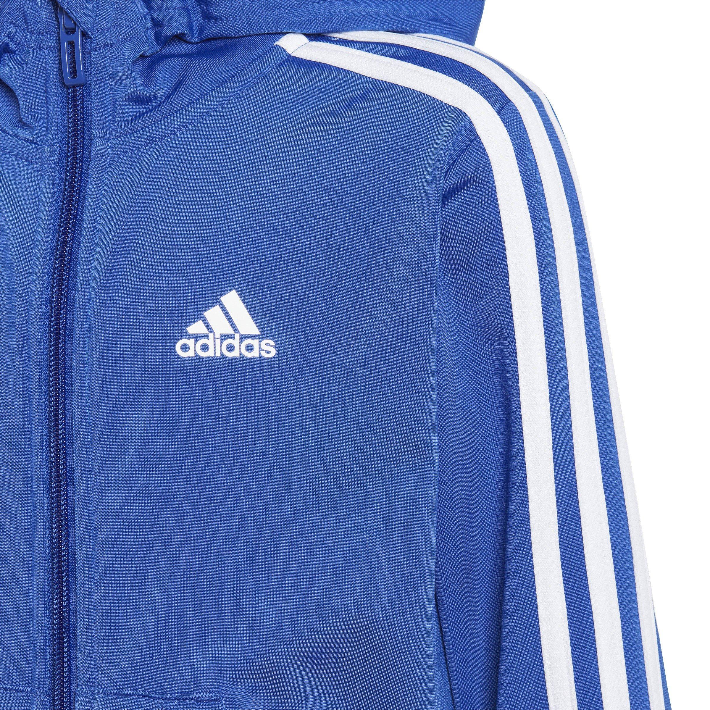 adidas 3 Stripe Poly Tracksuit