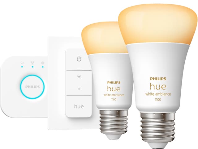 Philips Hue WA 8W A60 E27 Bridge-startpakke