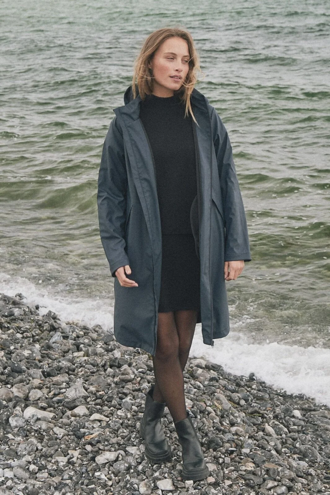 Neo Noir Rocco C Jacket navy