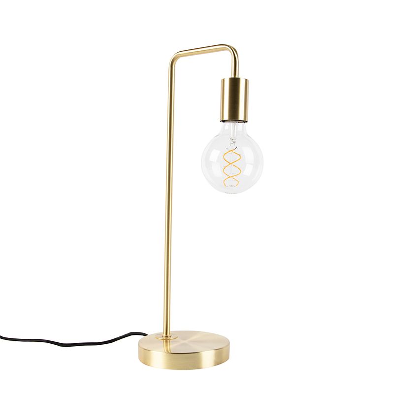 Art Deco tafellamp messing - Facil