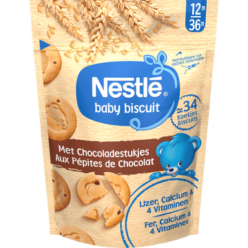 Nestlé Baby Biscuit met Chocoladestukjes 12m/36m 150 g