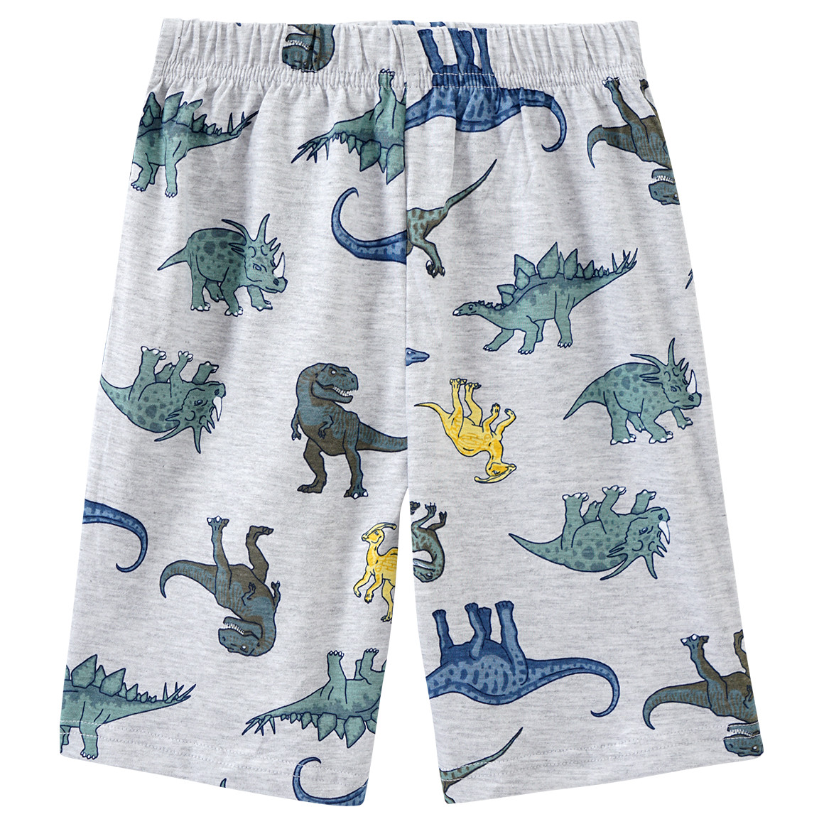 Topolino Jungen Shorty mit Dino-Motiven salbei / hellgrau