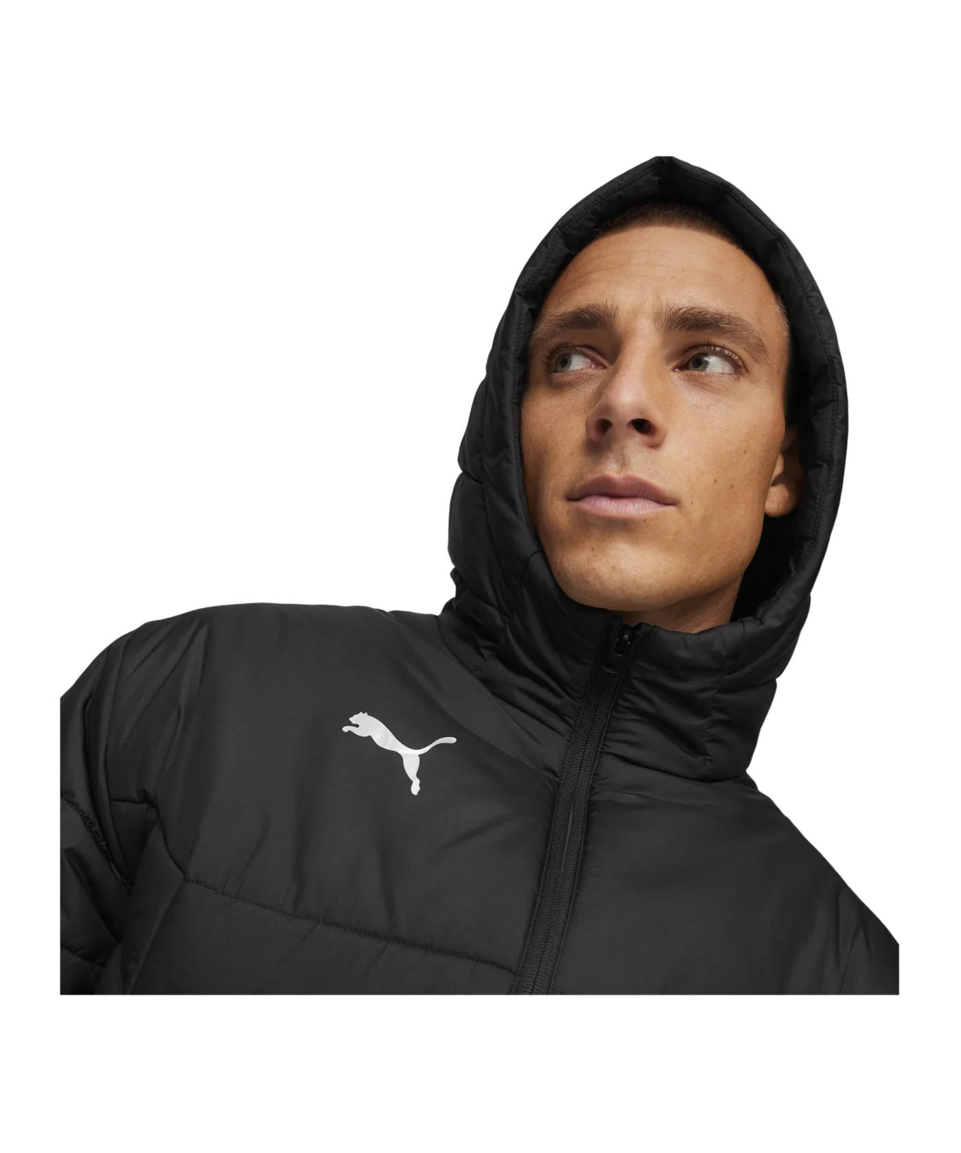 PUMA teamFINAL Bench Jacke Schwarz F03