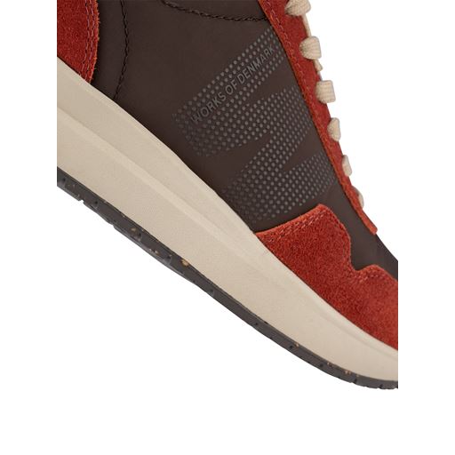 Woden Nora Natural Soft Sneakers, Rust, 41