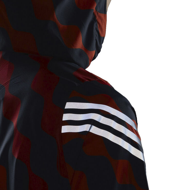 adidas Marimekko Run Icons 3-Stripes løbejakke Rød