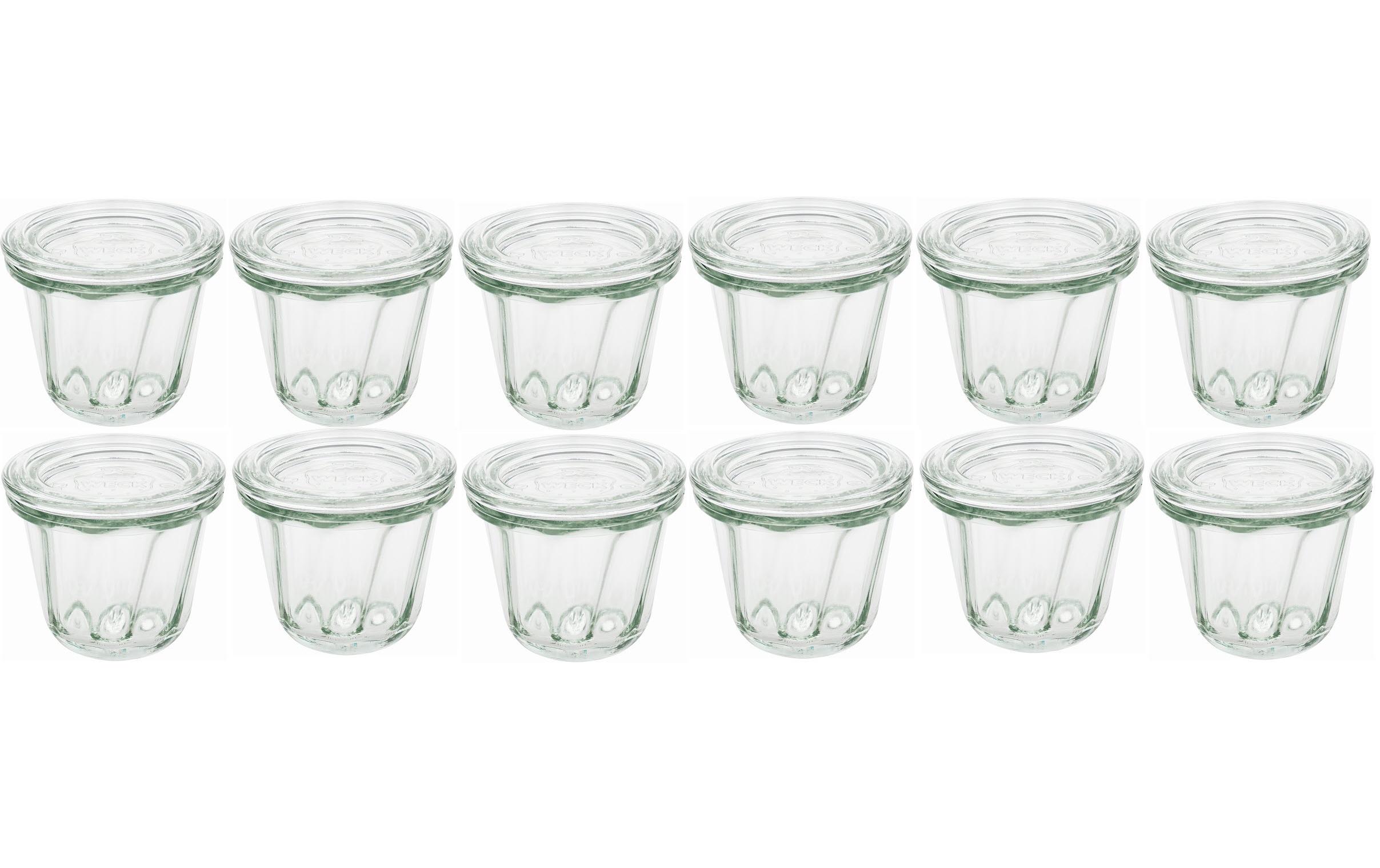 Einmachglas 80 ml, 12 StückEinmachgläser Set mit Deckel