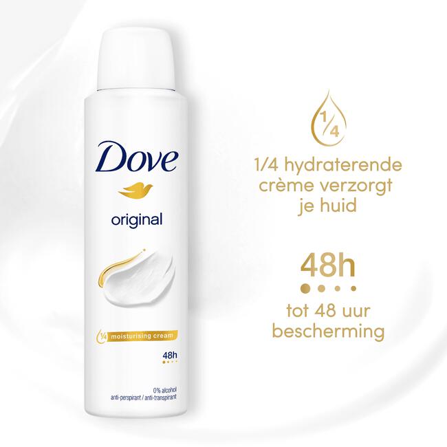Dove Original Anti-Transpirant Deodorant Spray 150 ML