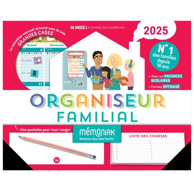 Organiseur familial memoniak 2025