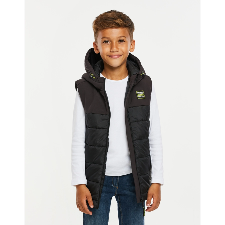 Threadboys Weste Gillet Bowie Padded Black