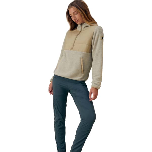 Sweat polaire PRANA INCREDIWOOL 1/2 ZIP W SANDSTONE