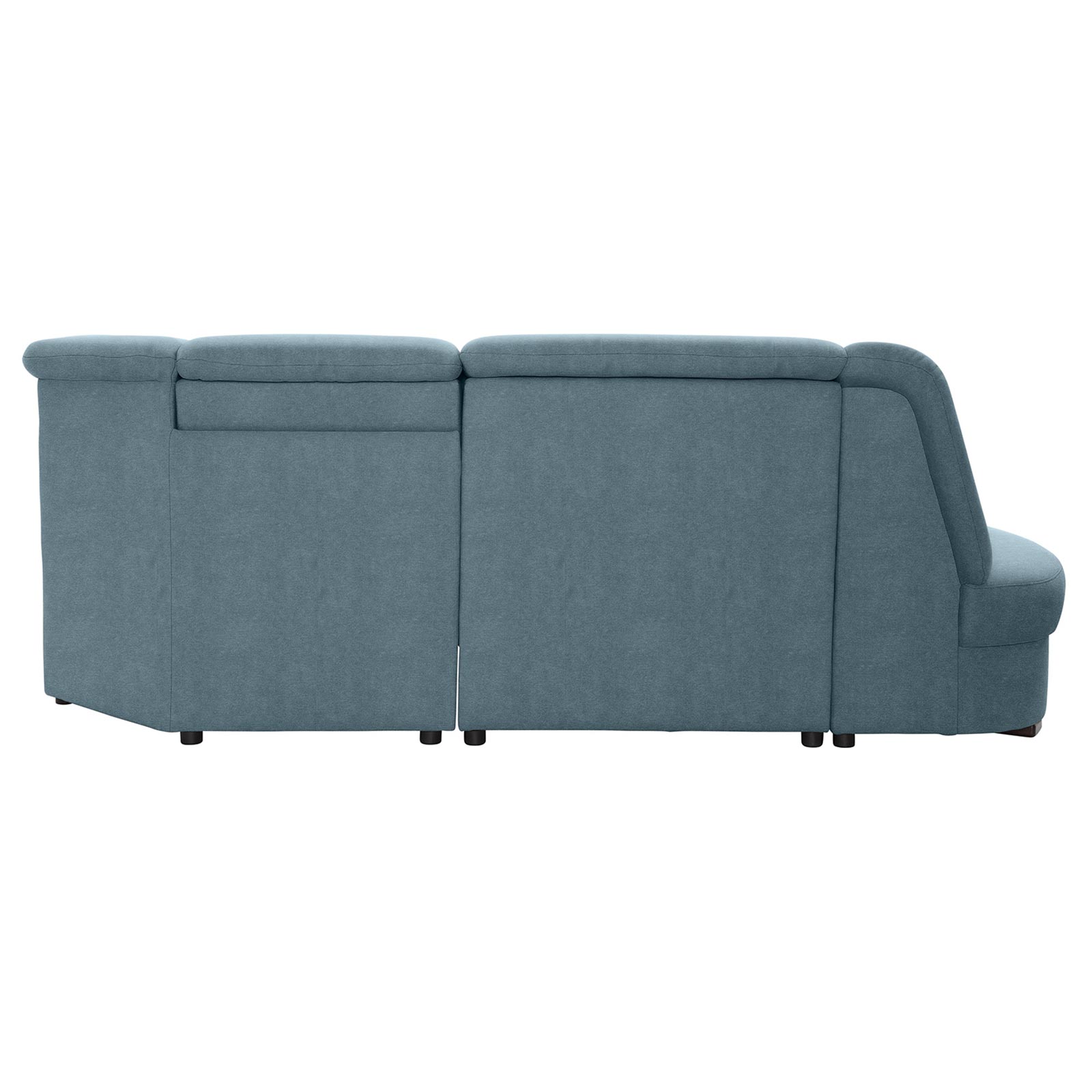polsterpower Ecksofa - Belle ice - Basismodell - Ottomane links