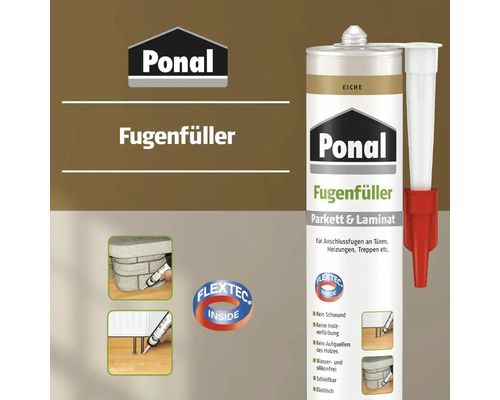 Ponal Parket & Laminaat Voegenvuller Eiken 280 ml