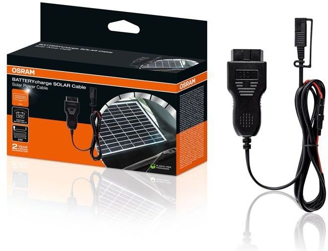 Osram - BATTERYcharge Solar OBD - Kabel voor Zonnecel Druppellader - 12V