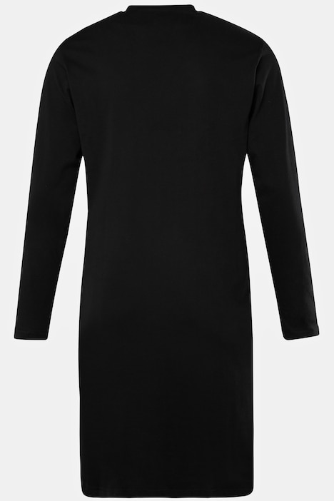 Nachthemd, Homewear, Doppelpack, uni, Langarm, bis Gr 8XL