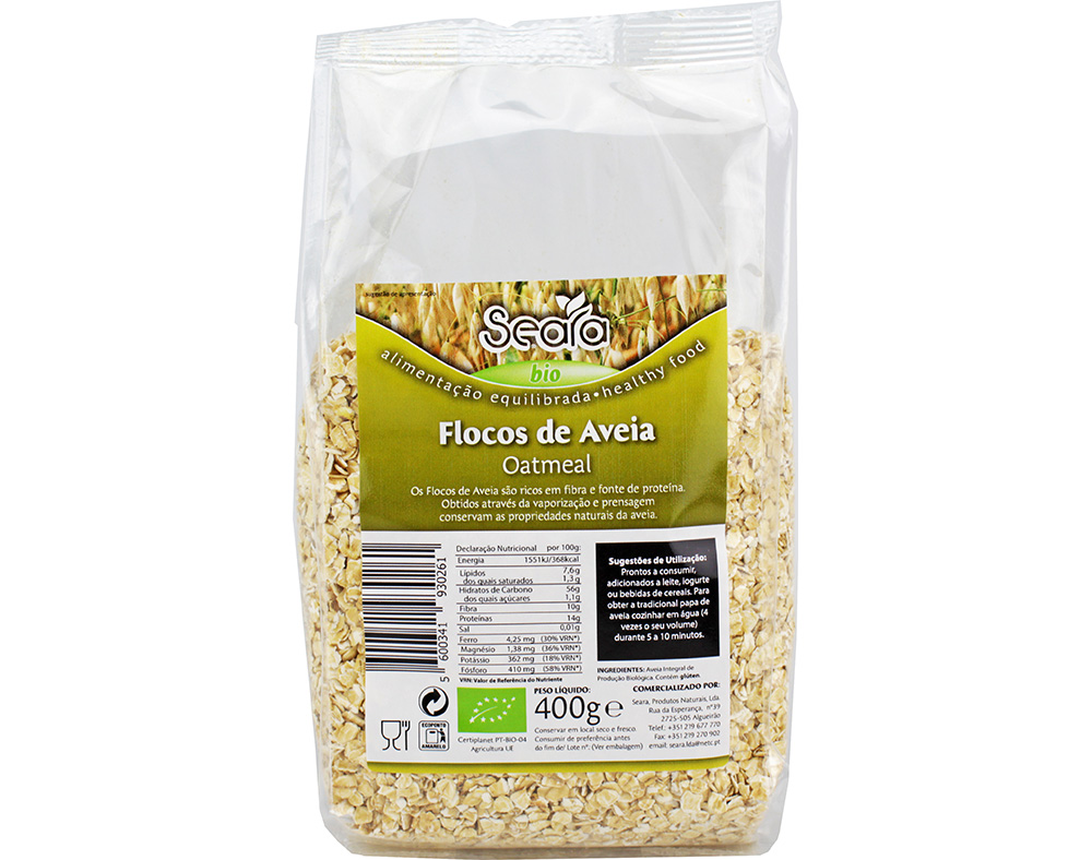 FLOCOS SEARA DE AVEIA BIO 400G