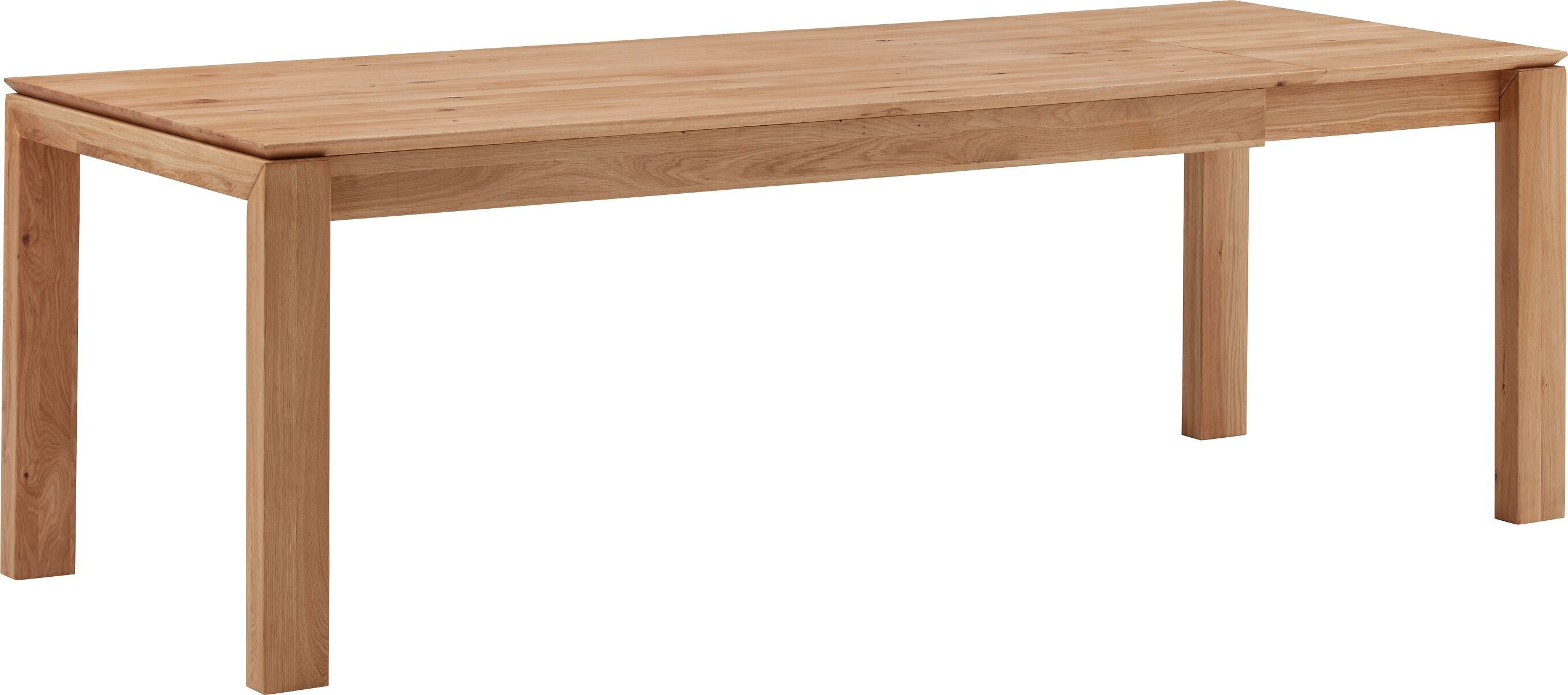 LONGO Ausziehtisch - Natur / B: 160.0 cm x T: 90.0 cm x H: 75.0 cm