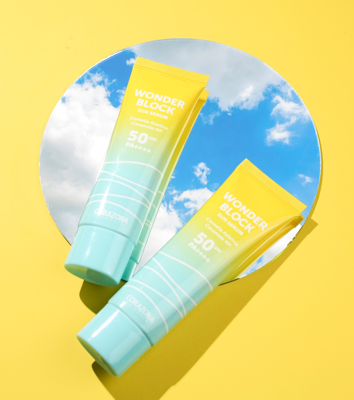 CORAZONA Skincare - Protetor solar em sérum Spf 50 PA++++ Wonder Block