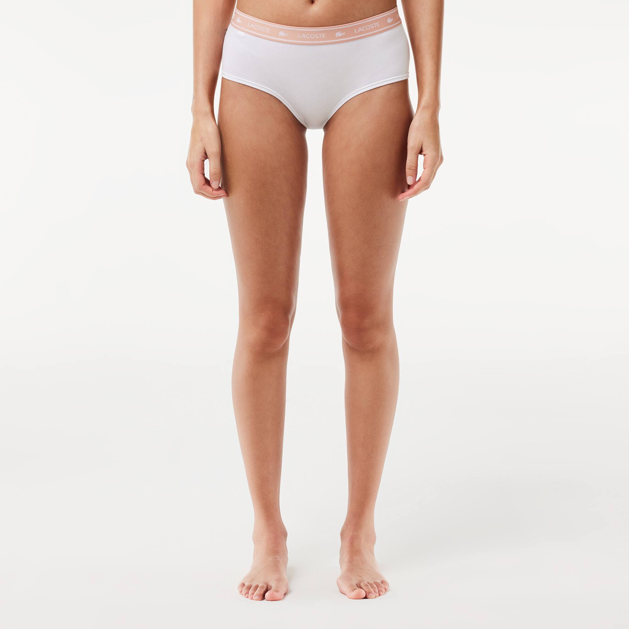 Shorty mit Logo Slips & Unterhosen - Weiss - Lacoste - Damen