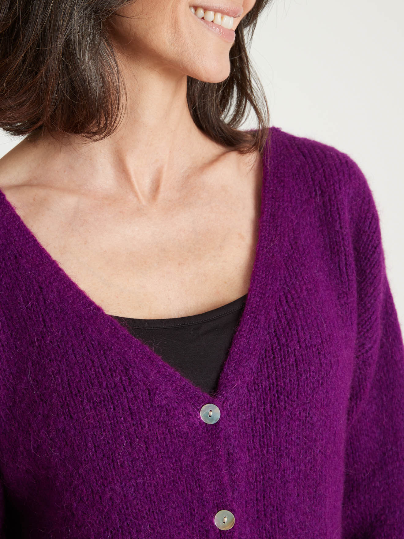 Cardigan avec mohair