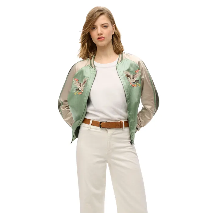 Superdry Suikajan Embroidered Bomber Jas Dames