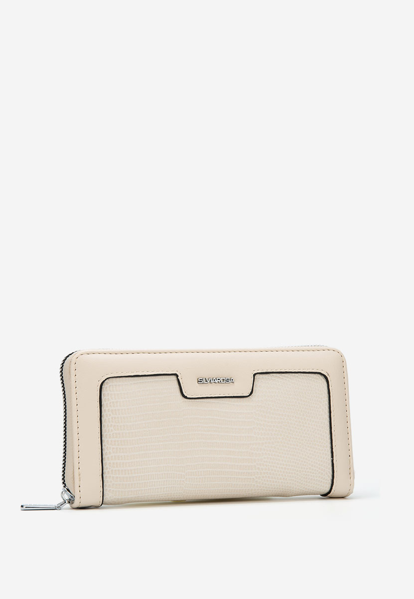 Portefeuille femme beige Silvia Rosa 3048