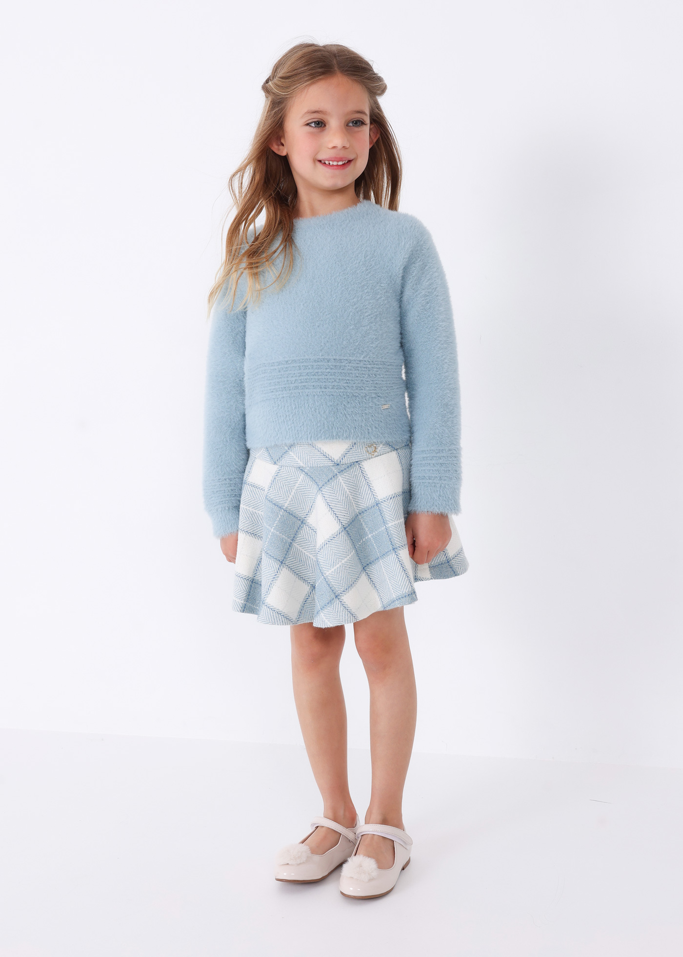 Saia estampada para meninas