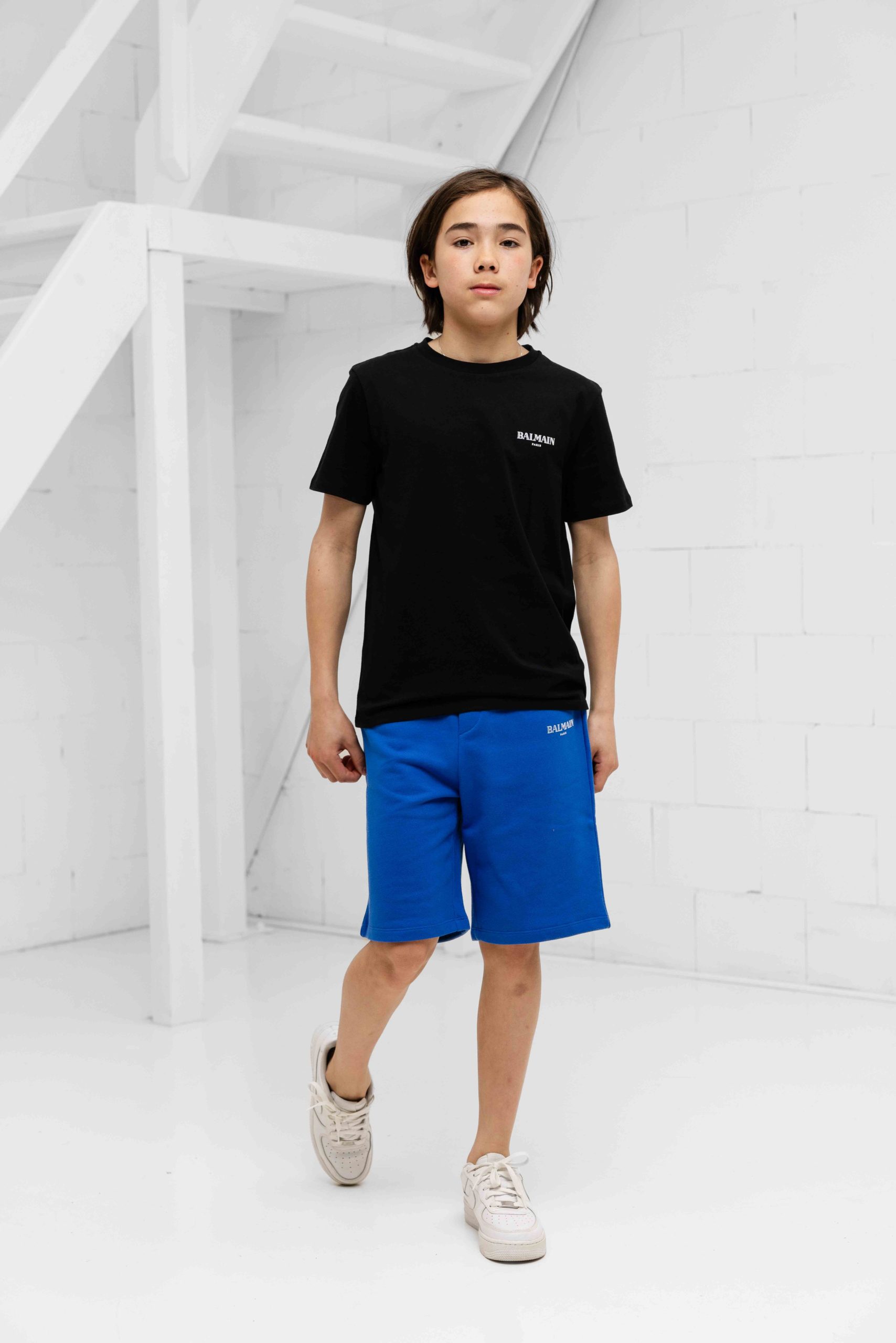 Balmain BW8P11 T-Shirt Kids Zwart