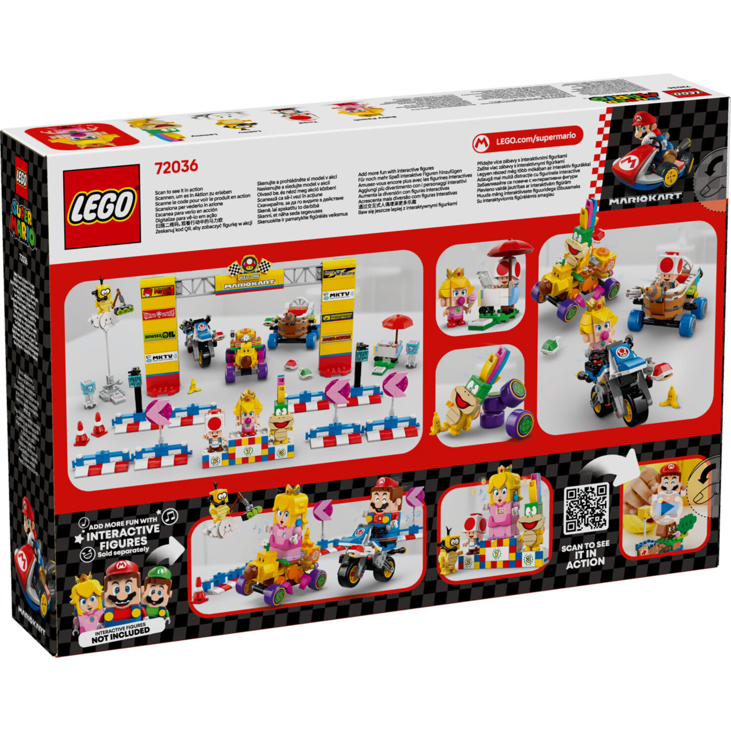 LEGO® Super Mario 72036: Mario Kart – Baby Peach & Grand Prix-Set ab 8 Jahren