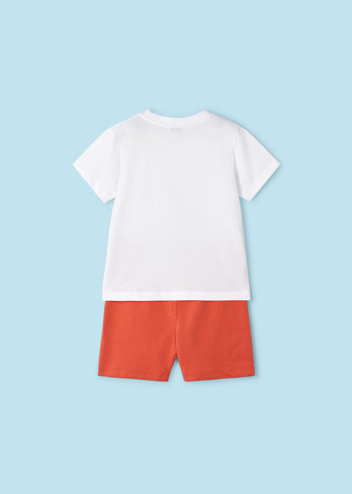 Conjunto de duas peças Better Cotton com estampa de palmeiras para meninos, Clorofila