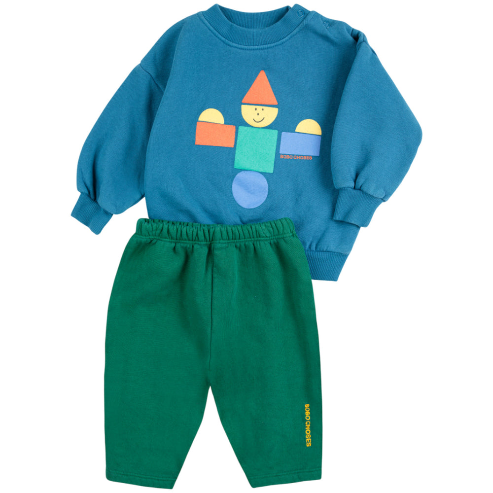 Køb Bobo Choses Navy Blue Wooden Legetøj Fleece Sæt