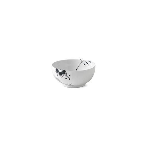 Royal Copenhagen Sort Mega Riflet Skål, Ø18 cm