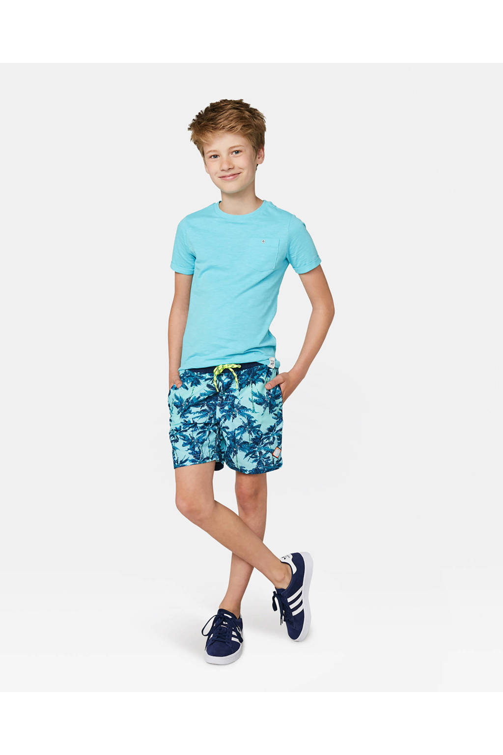 WE Fashion T-shirt faded pacific