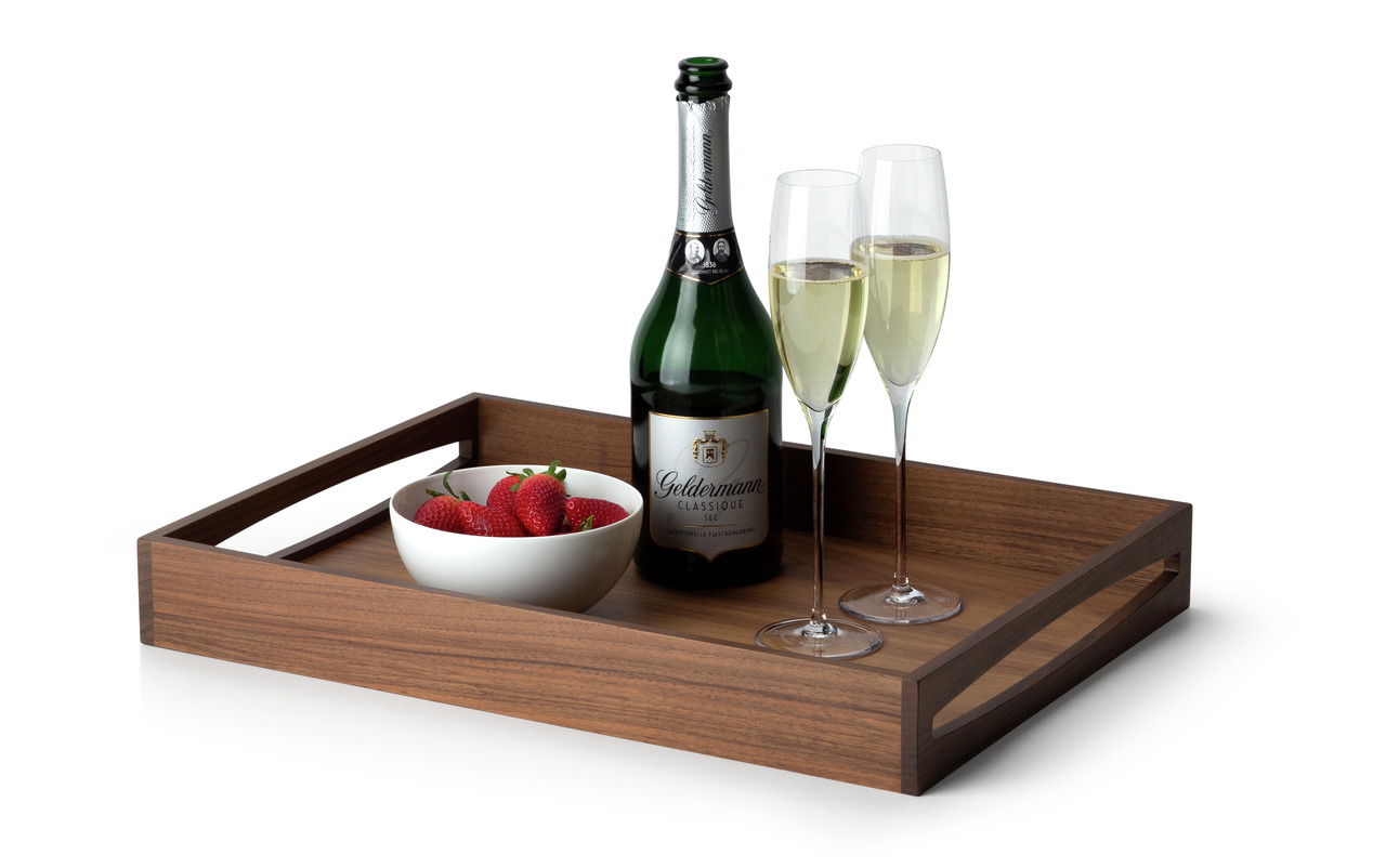 Continenta Tablett Walnuss 49x35x6,3cm