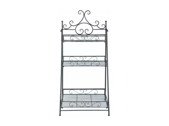 Etagère pliante à plantes Arabesques Escalier 3 niveaux