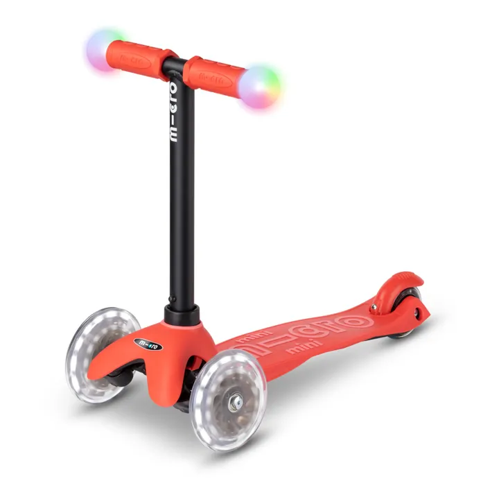 Micro Trottinette Mini 3en1 Revolution Deluxe Magic LED | Rouge
