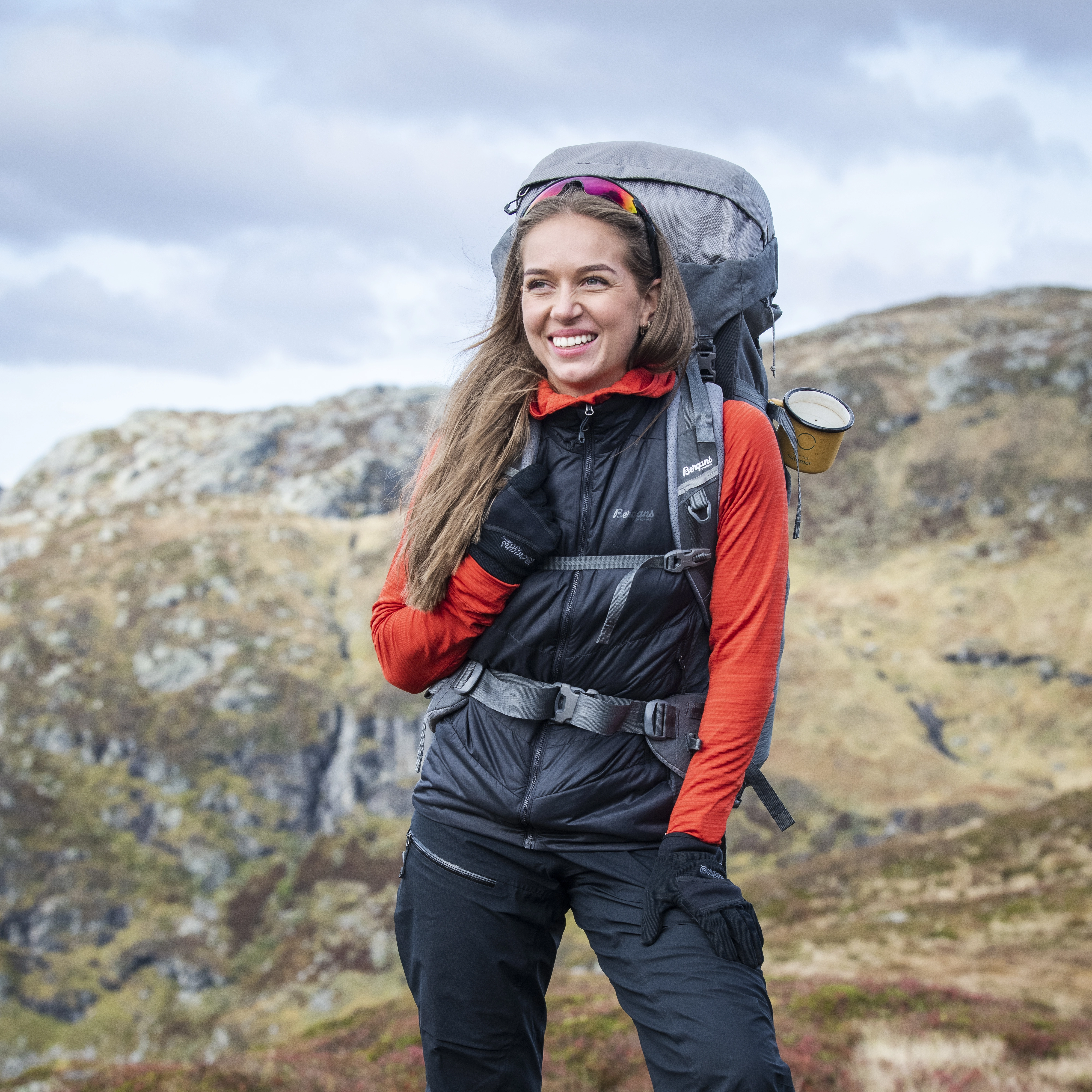 Rabot Insulated Hybrid Vest Women Black