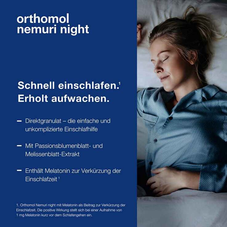 Orthomol nemuri night Direktgranulat, 30 St