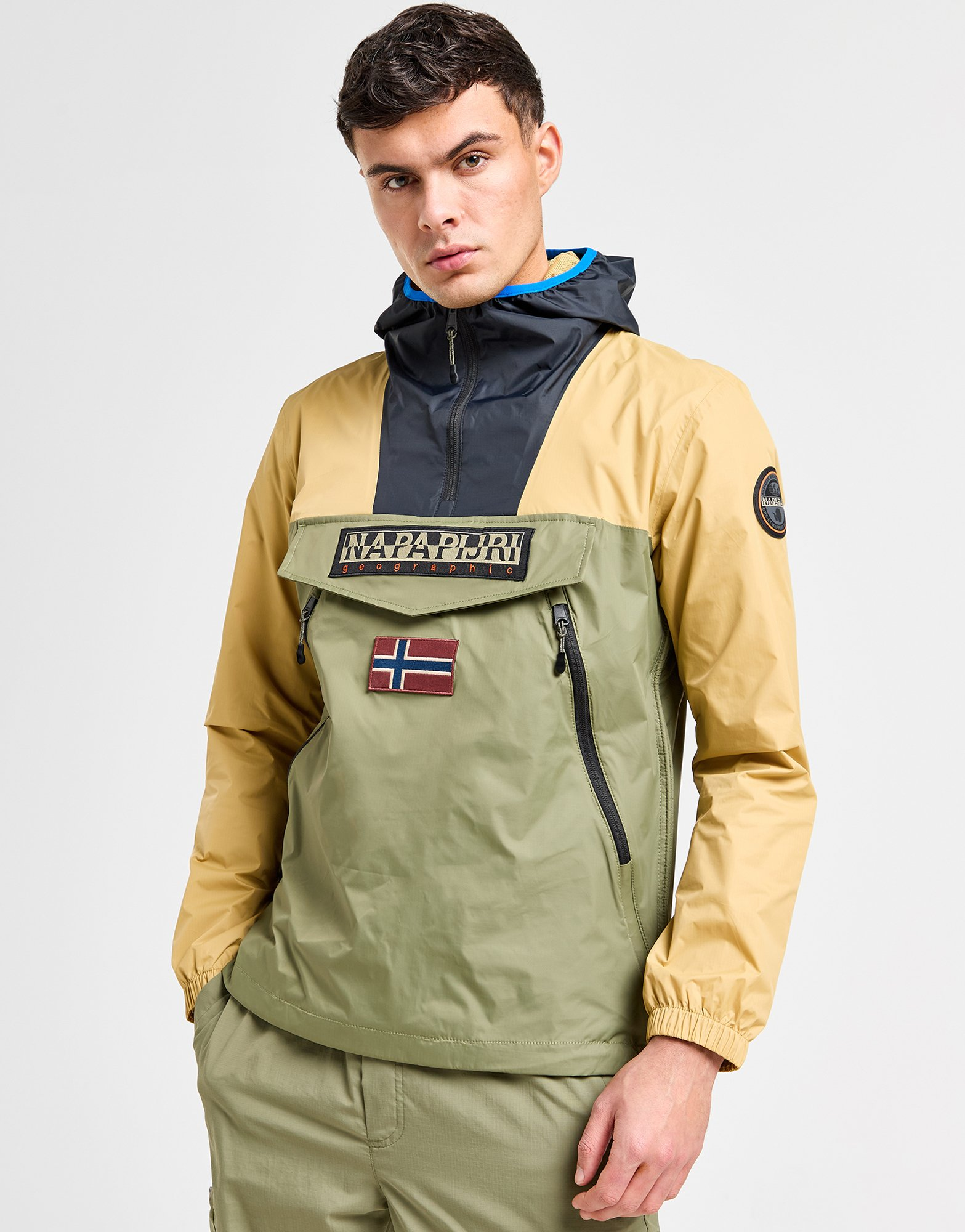 Napapijri Veste Matelassé Rainforest Winter Colour Block Homme