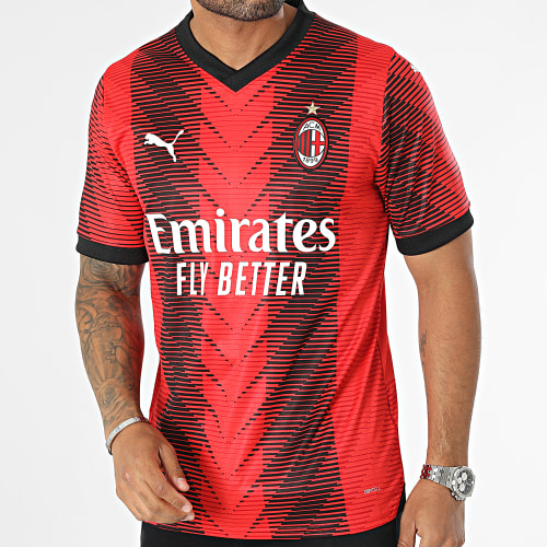 Tee Shirt ACM Home Jersey Replica 770383 Rouge Noir