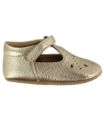 Bisgaard Ballerina Hjemmesko - Guld m. M?nster