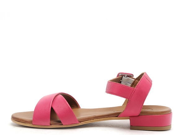 Lune et l autre nu pieds plats femme colette rose