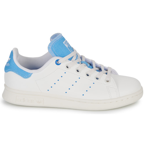 adidas Originals - STAN SMITH J - Blanc / Bleu