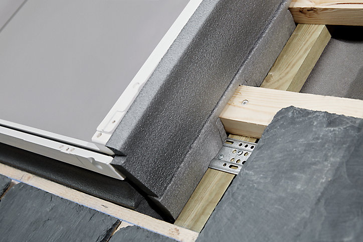 Raccord de remplacement fenêtre de toit Velux EL SK06 gris