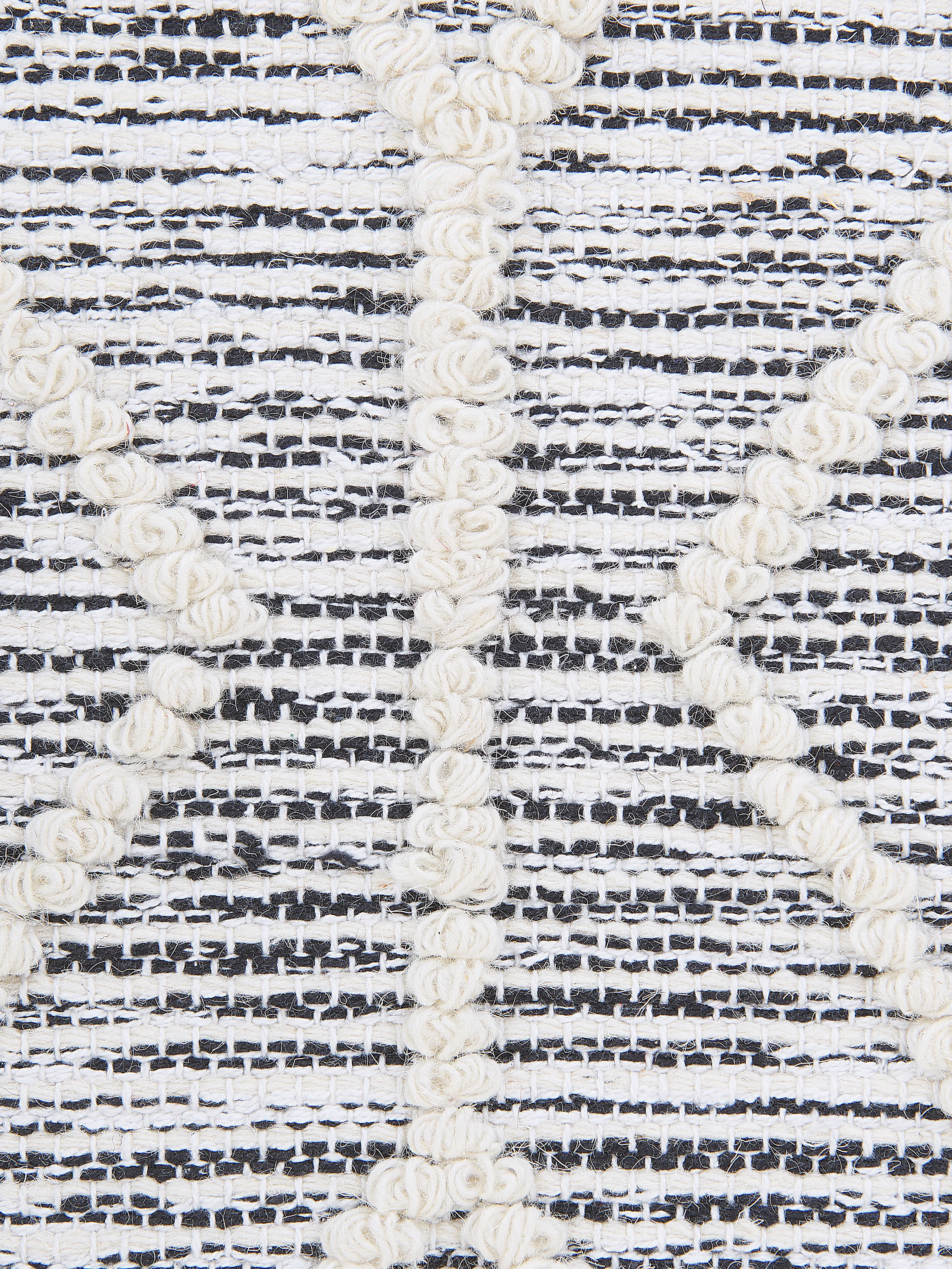 Vloerkleed EDREMIT Grijs 80 x 150 cm Wol