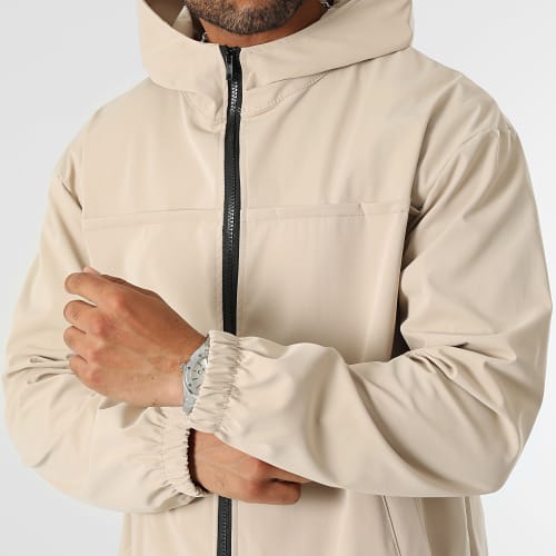Veste Zippée A Capuche 0137 Beige Clair