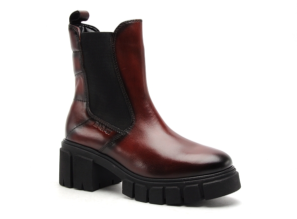 Bugatti boots bottine talons femme forli d31 ah031 1500 bordeaux