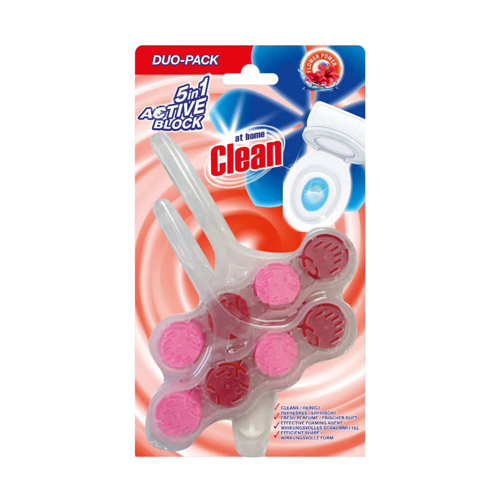 6x At Home Toiletblok Flower2 stuks