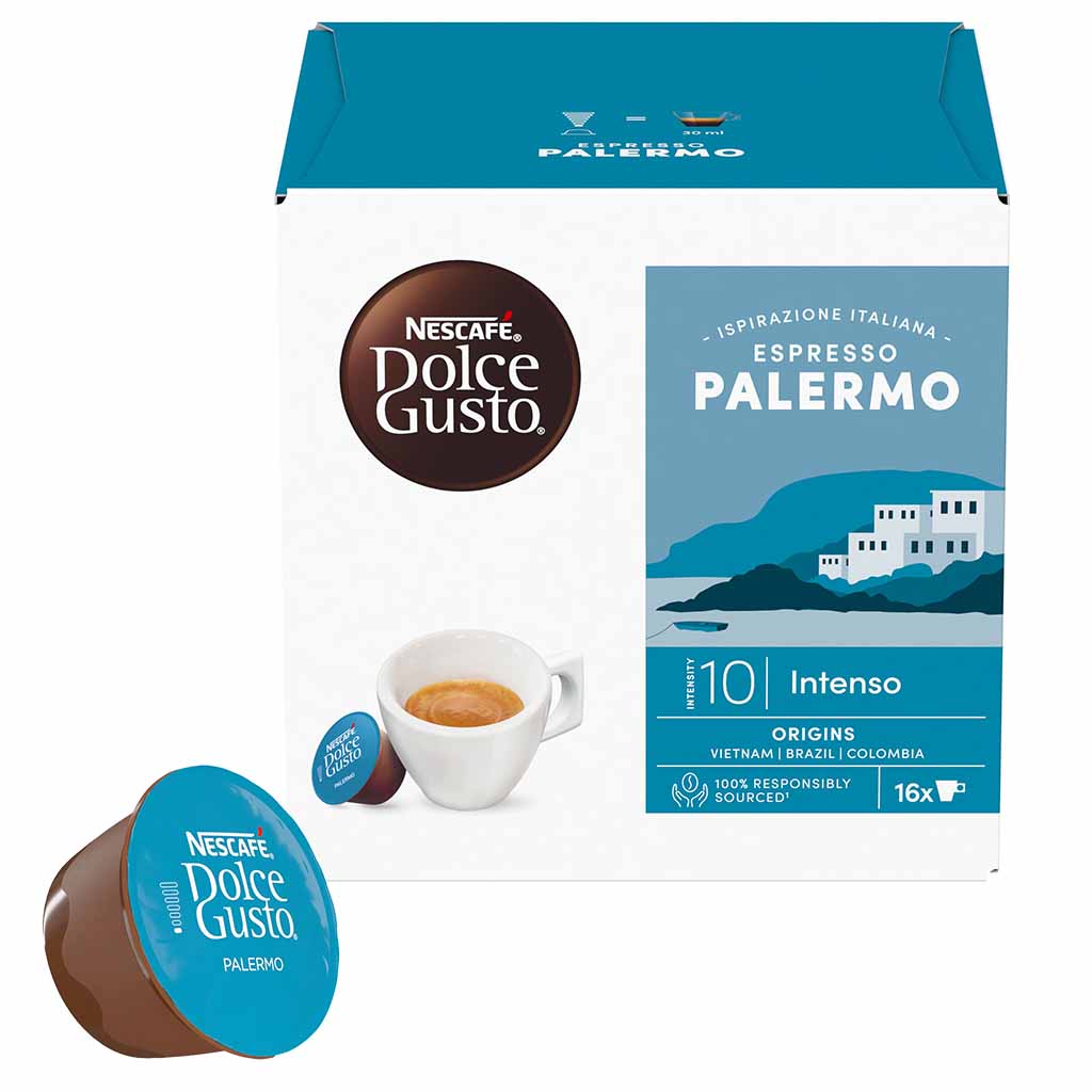 Nescafé Dolce Gusto Espresso Palermo Kaffeekapsel 16er Pack MHD:31.5.25